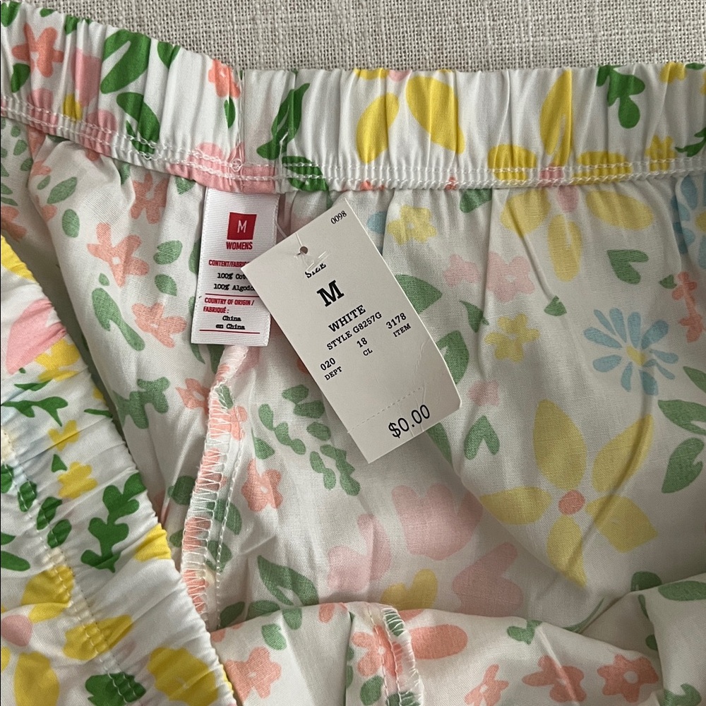 Floral Pajama Pants Set - Picture 9 of 13